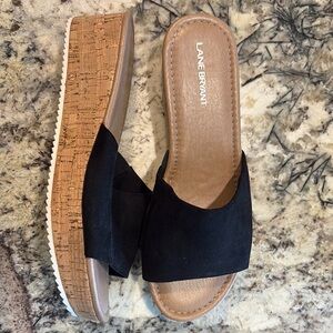 Lane Bryant Black Wedge Shoes Comfortable Stylish Design